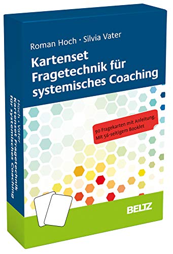 Kartenset Fragetechnik für systemisches Coaching: 90 Fragekarten mit Anleitung. Mit 56-seitigem Booklet (Coachingkarten) von Beltz
